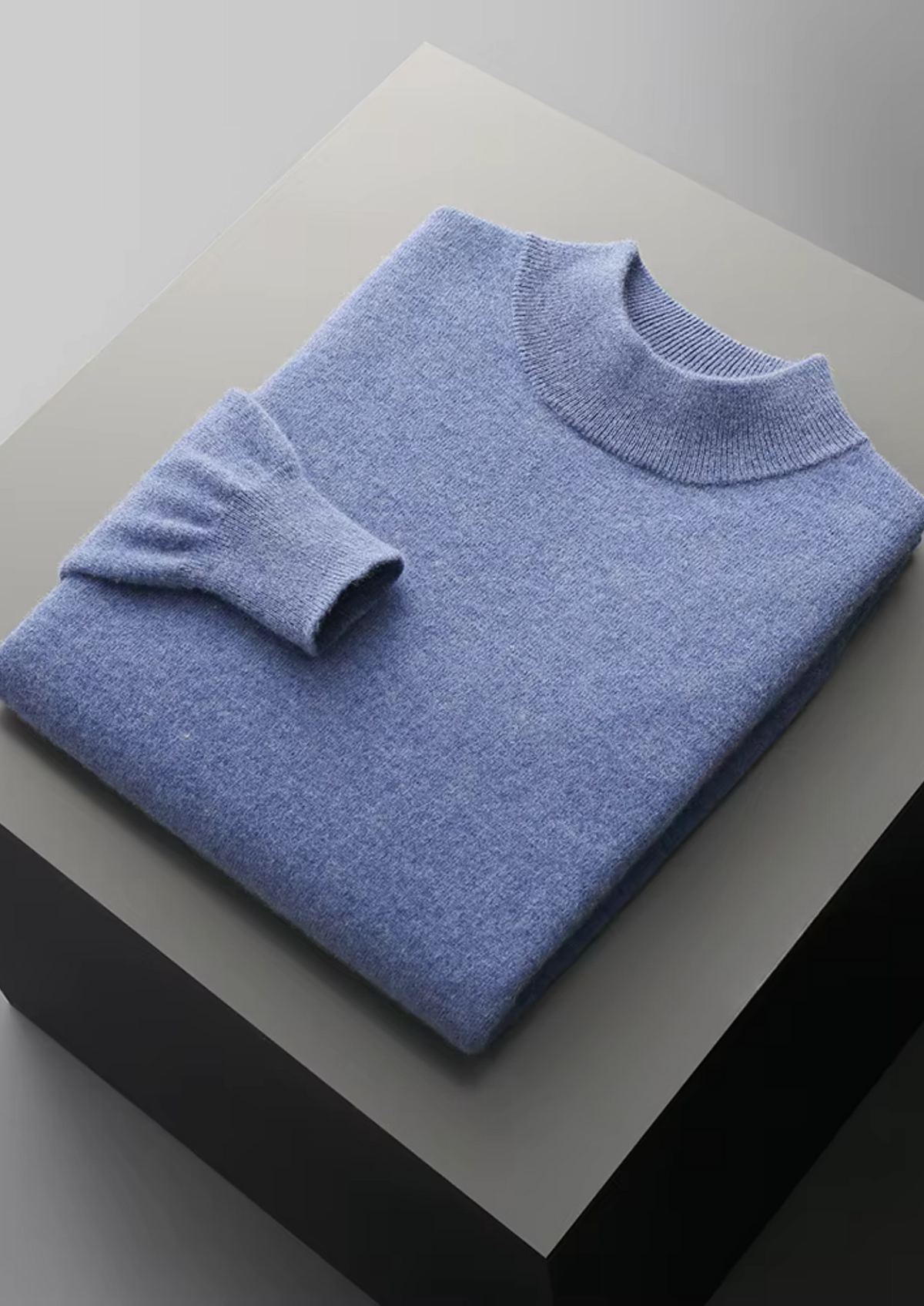 Pure Extra-Fine Merino Wool Classic Mockneck - photo 14