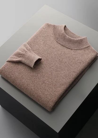Pure Extra-Fine Merino Wool Classic Mockneck - photo 15