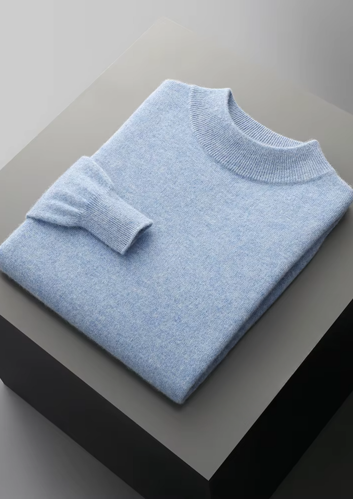 Pure Extra-Fine Merino Wool Classic Mockneck - photo 16