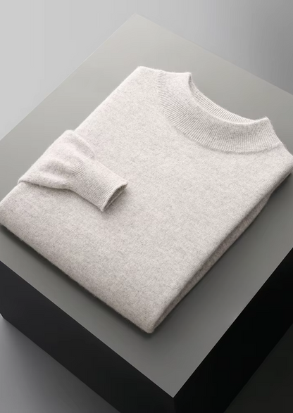 Pure Extra-Fine Merino Wool Classic Mockneck - photo 3