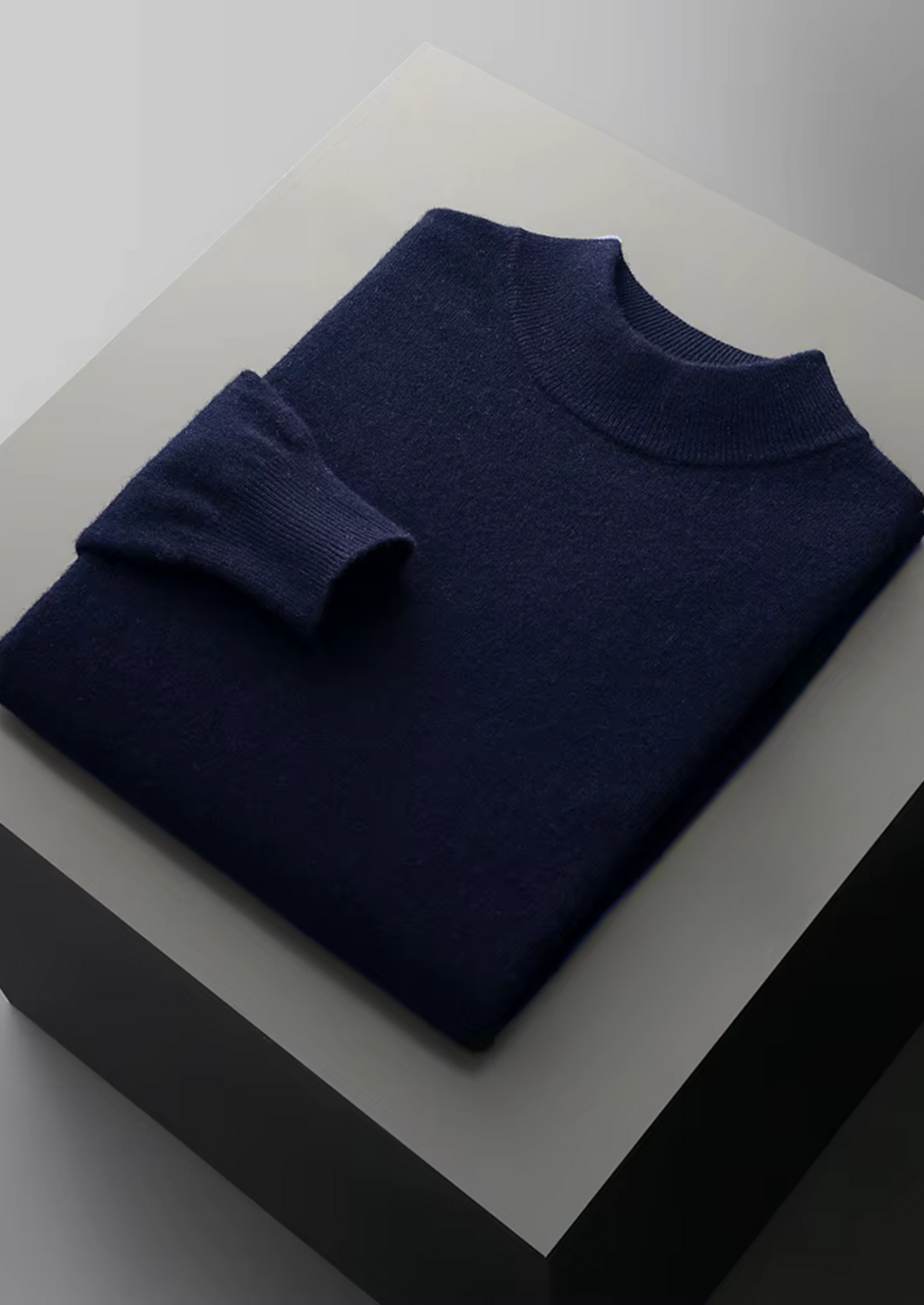 Pure Extra-Fine Merino Wool Classic Mockneck - photo 9