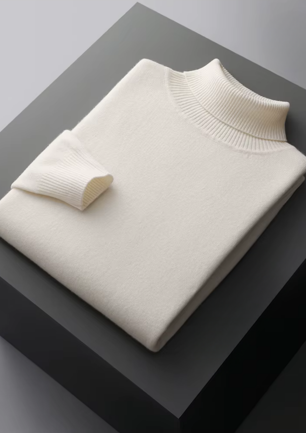 Pure Extra-Fine Merino Wool Classic Rollneck - photo 7