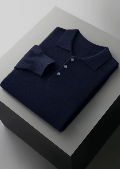 Pure Extra-Fine Merino Wool Classic Sweater Polo - photo 17