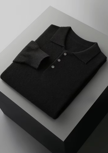 Pure Extra-Fine Merino Wool Classic Sweater Polo - photo 18