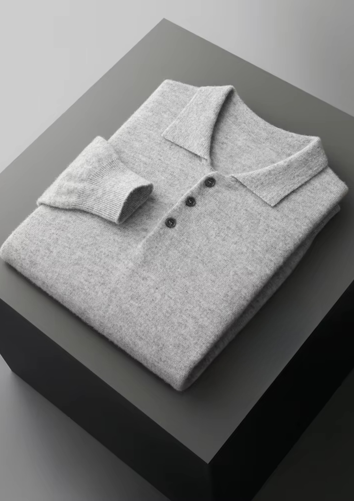 Pure Extra-Fine Merino Wool Classic Sweater Polo - photo 3