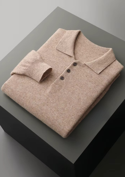 Pure Extra-Fine Merino Wool Classic Sweater Polo - photo 6