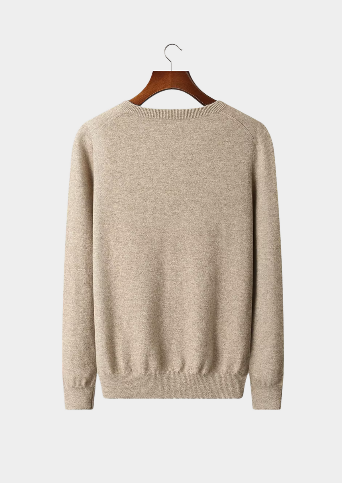 Pure Extra-Fine Merino Wool Classic V-Neck Sweater - photo 2