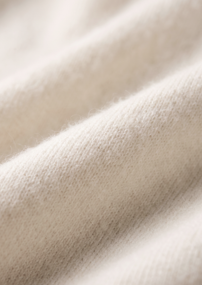 Pure Extra-Fine Merino Wool Cream White Luzzo Set - photo 3