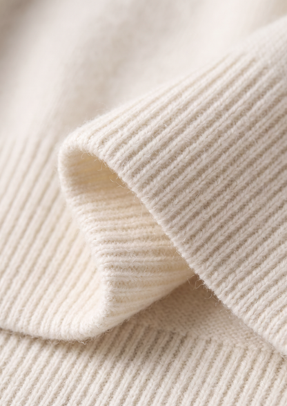 Pure Extra-Fine Merino Wool Cream White Luzzo Set - photo 4