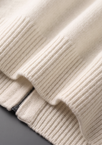 Pure Extra-Fine Merino Wool Cream White Luzzo Set - photo 6