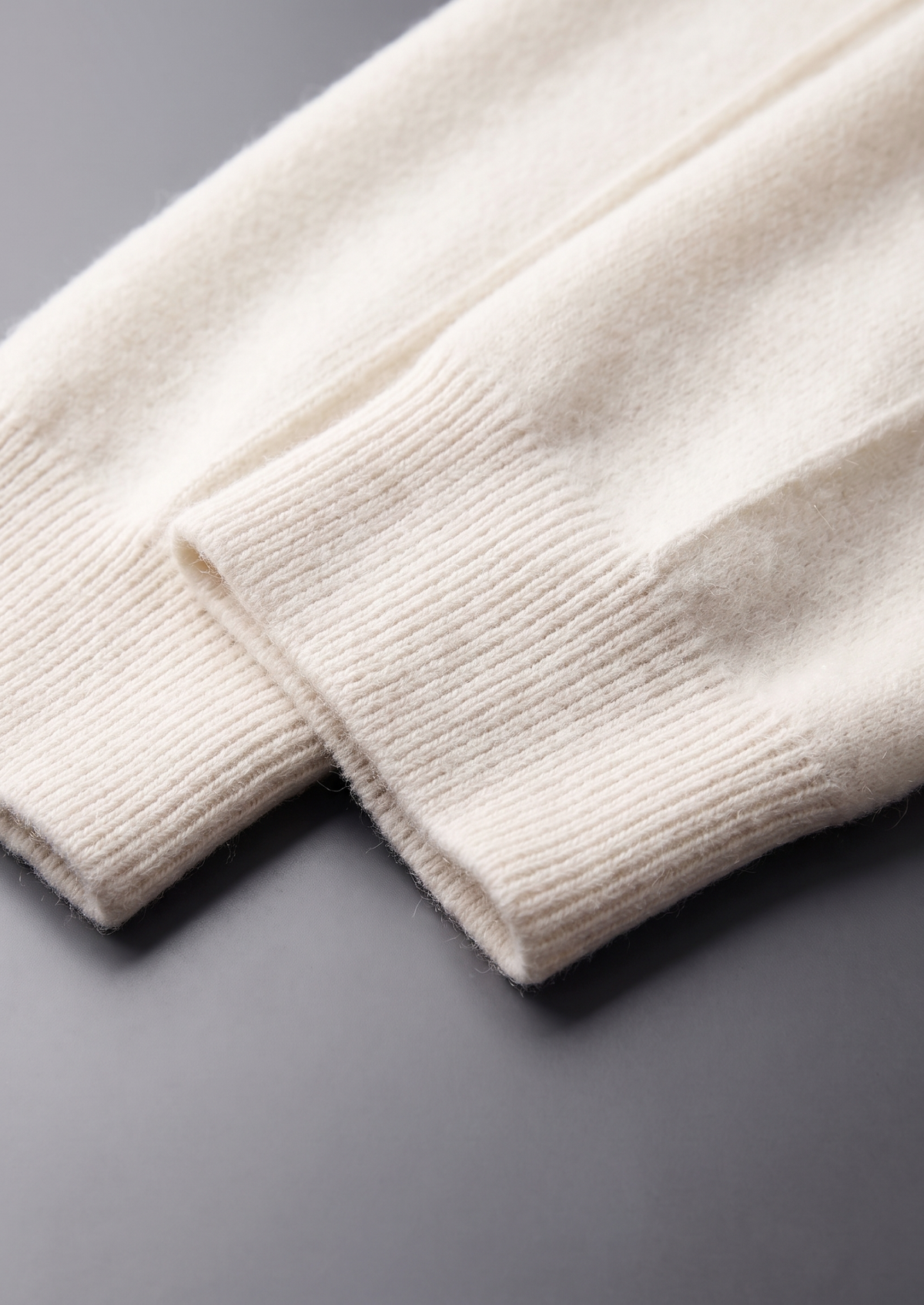 Pure Extra-Fine Merino Wool Cream White Luzzo Set - photo 7