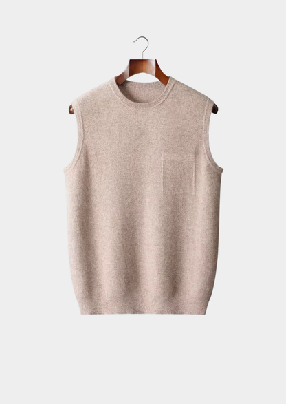 Pure Extra-Fine Merino Wool Crewneck Vest - photo 5