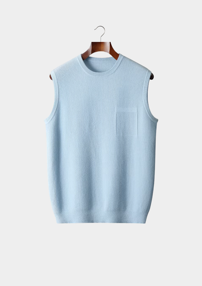 Pure Extra-Fine Merino Wool Crewneck Vest - photo 6