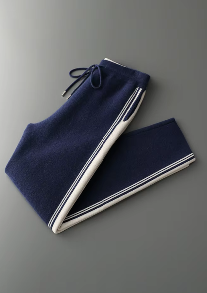 Pure Extra-Fine Merino Wool Navy Blue Damien Set - photo 10