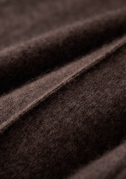 Pure Extra-Fine Merino Wool Dark Brown Luzzo Set - photo 10