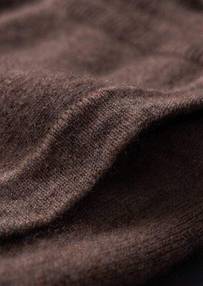 Pure Extra-Fine Merino Wool Dark Brown Luzzo Set - photo 11