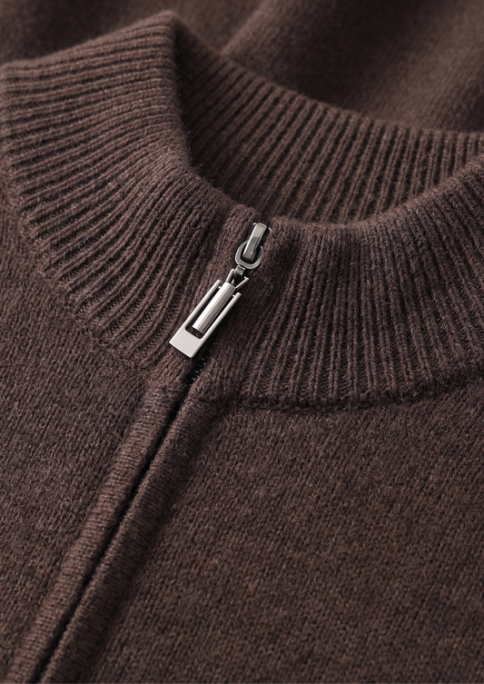 Pure Extra-Fine Merino Wool Dark Brown Luzzo Set - photo 2