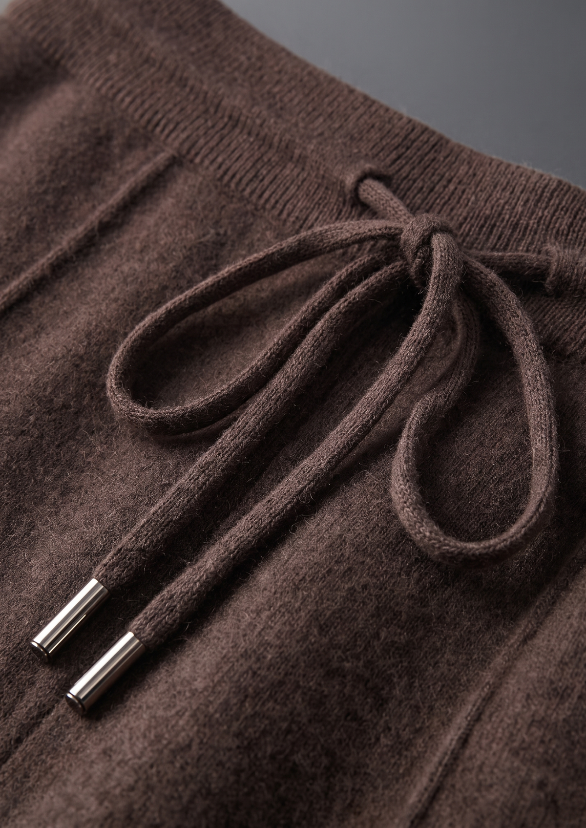 Pure Extra-Fine Merino Wool Dark Brown Luzzo Set - photo 3