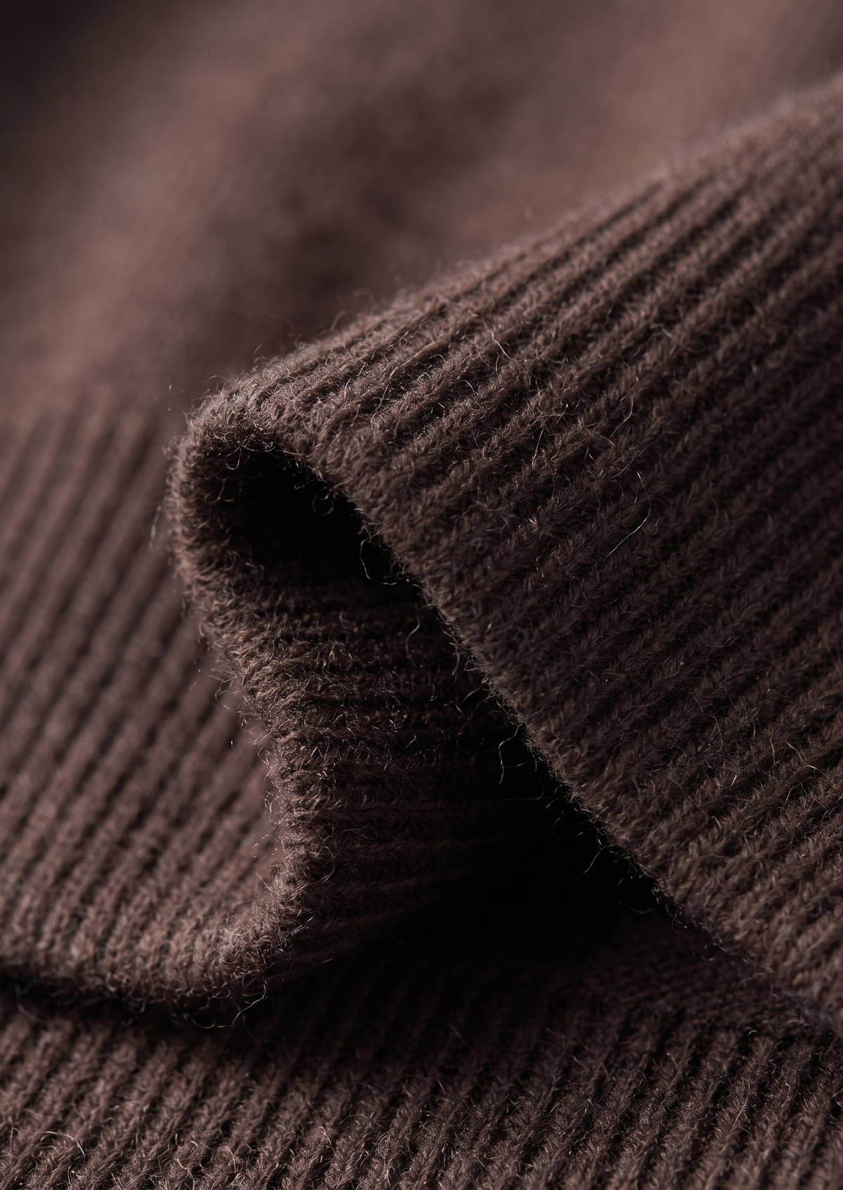 Pure Extra-Fine Merino Wool Dark Brown Luzzo Set - photo 5