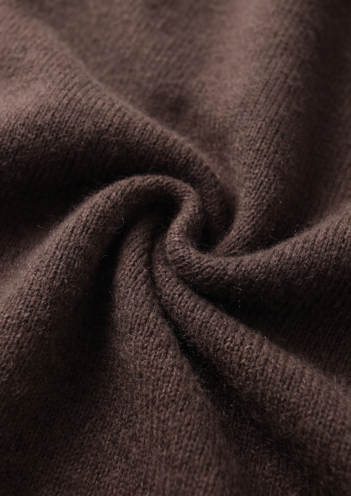Pure Extra-Fine Merino Wool Dark Brown Luzzo Set - photo 6