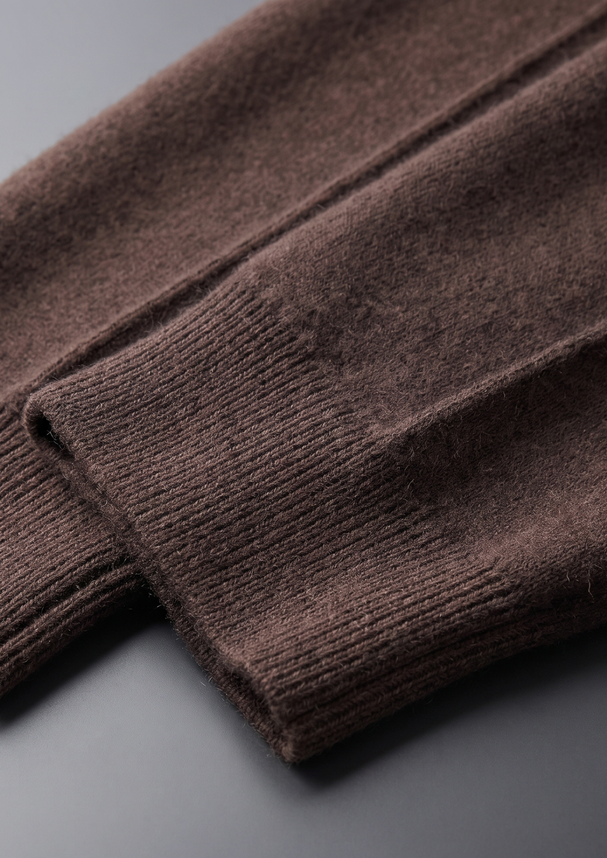 Pure Extra-Fine Merino Wool Dark Brown Luzzo Set - photo 8