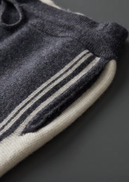 Pure Extra-Fine Merino Wool Dark Gray Damien Set - photo 4