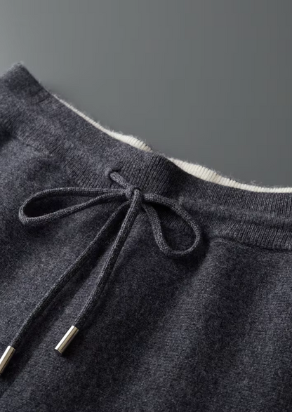 Pure Extra-Fine Merino Wool Dark Gray Damien Set - photo 6