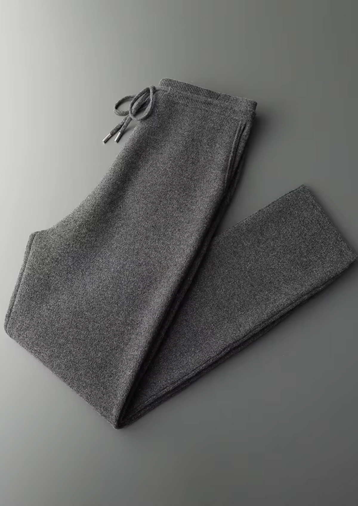 Pure Extra-Fine Merino Wool Dark Gray Savro Set - photo 3