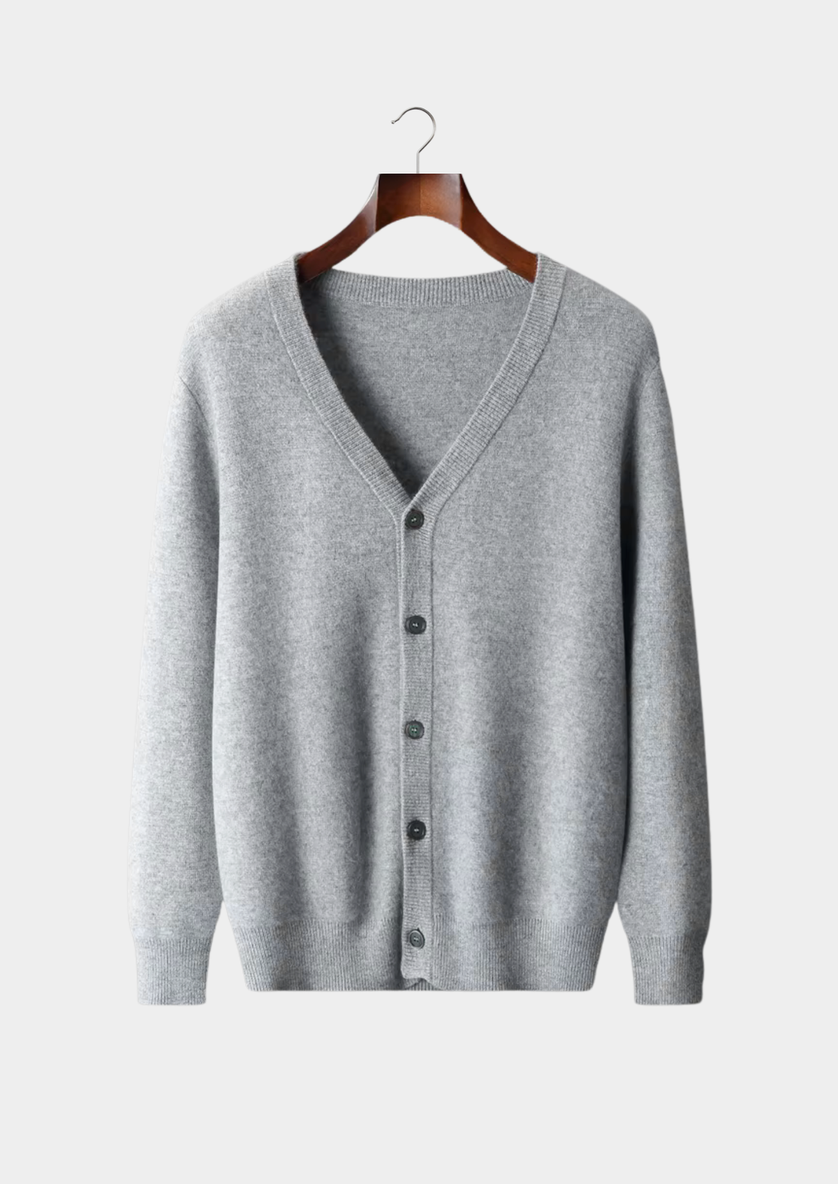 Pure Extra-Fine Merino Wool Essential Cardigan - photo 10