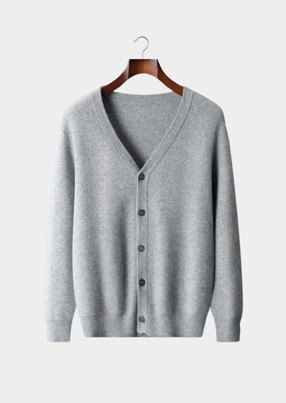 Pure Extra-Fine Merino Wool Essential Cardigan - photo 10