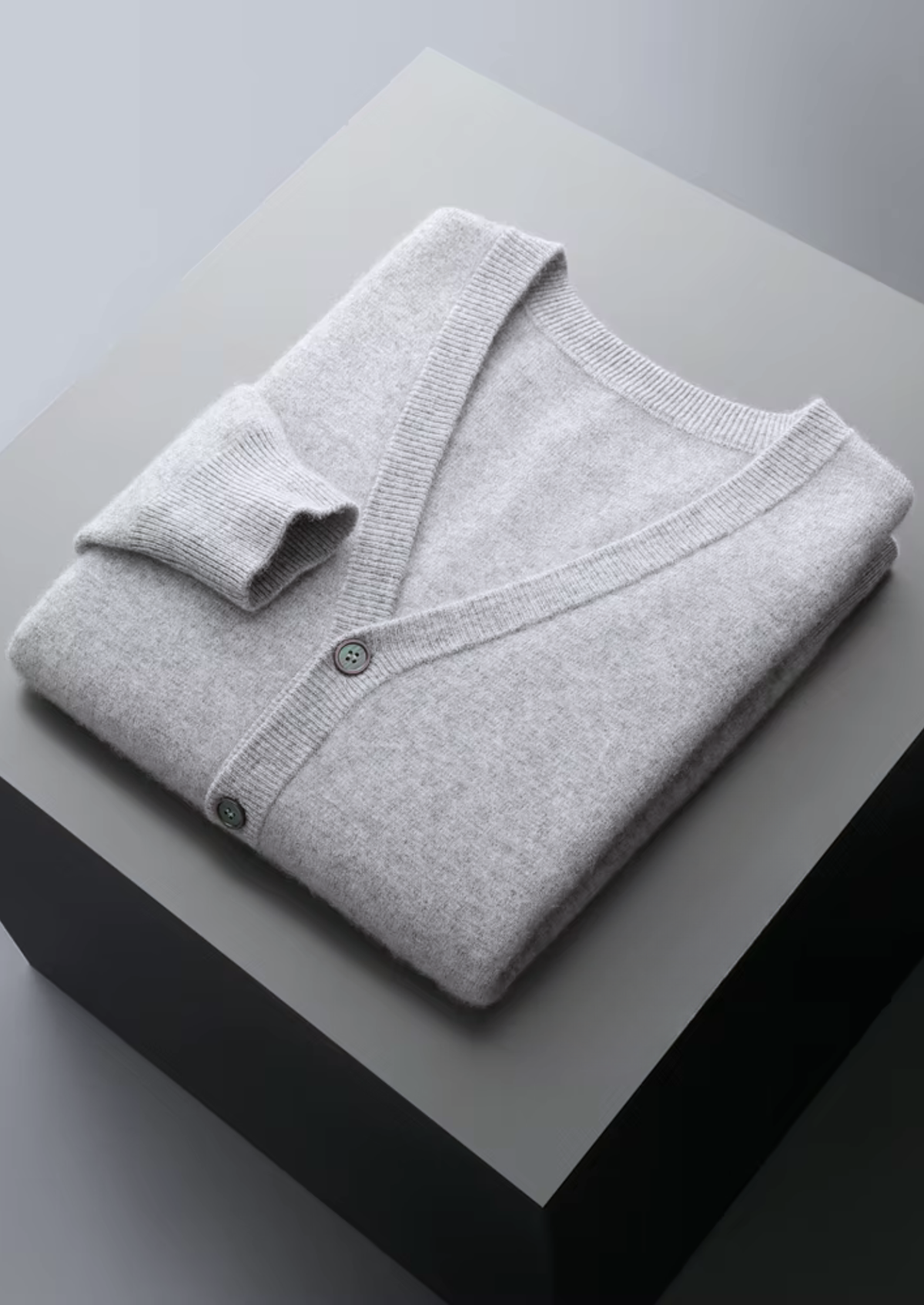 Pure Extra-Fine Merino Wool Essential Cardigan - photo 12