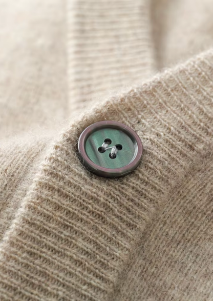 Pure Extra-Fine Merino Wool Essential Cardigan - photo 4