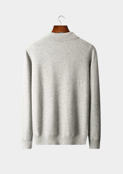 Pure Extra-Fine Merino Wool Half Zip Polo - photo 2