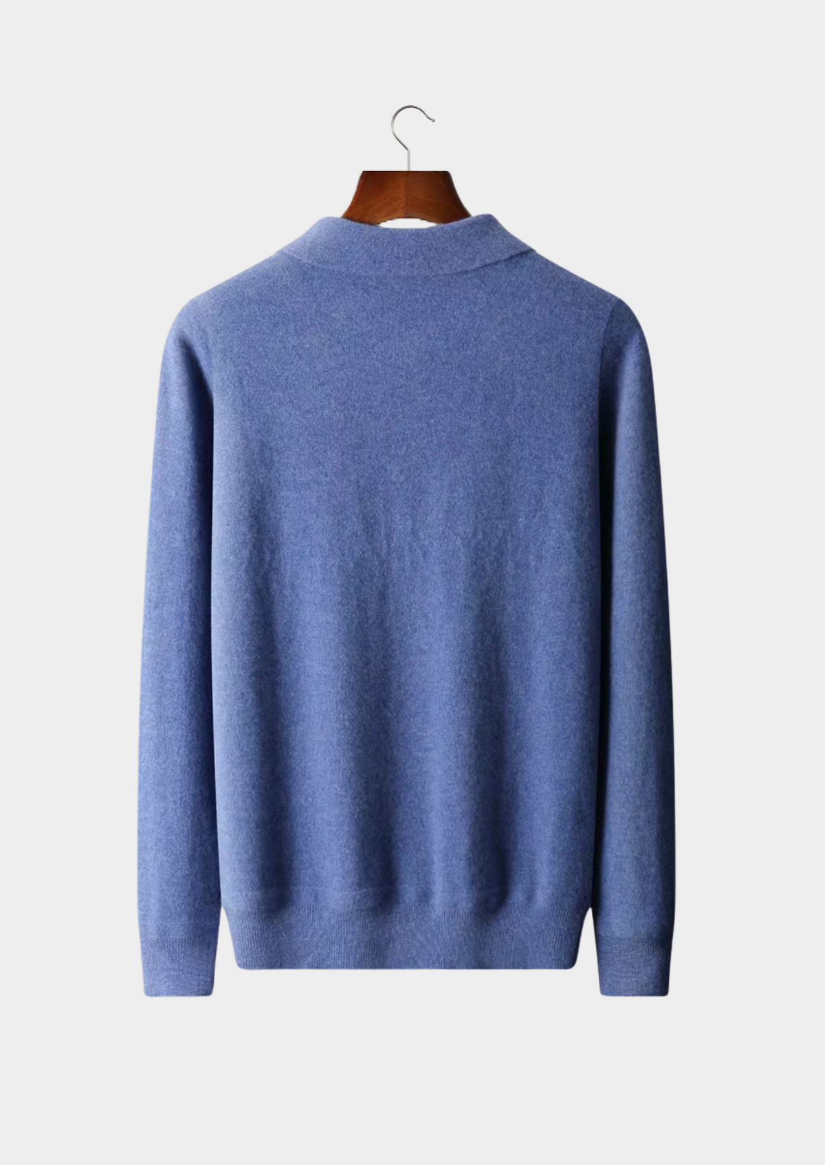 Pure Extra-Fine Merino Wool Half Zip Polo - photo 5