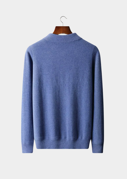 Pure Extra-Fine Merino Wool Half Zip Polo - photo 5