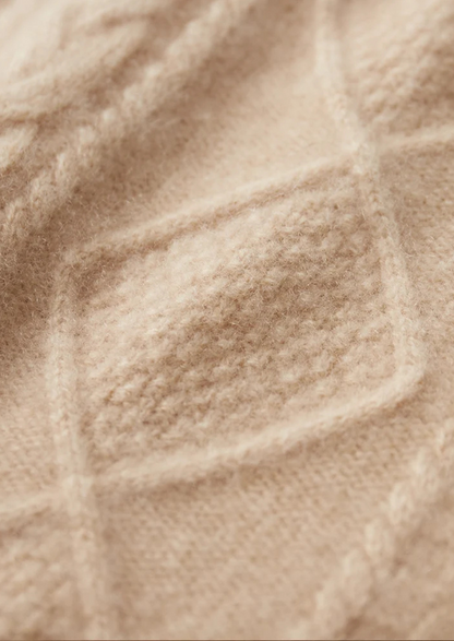 Pure Extra-Fine Merino Wool Jacquard Mockneck - photo 4