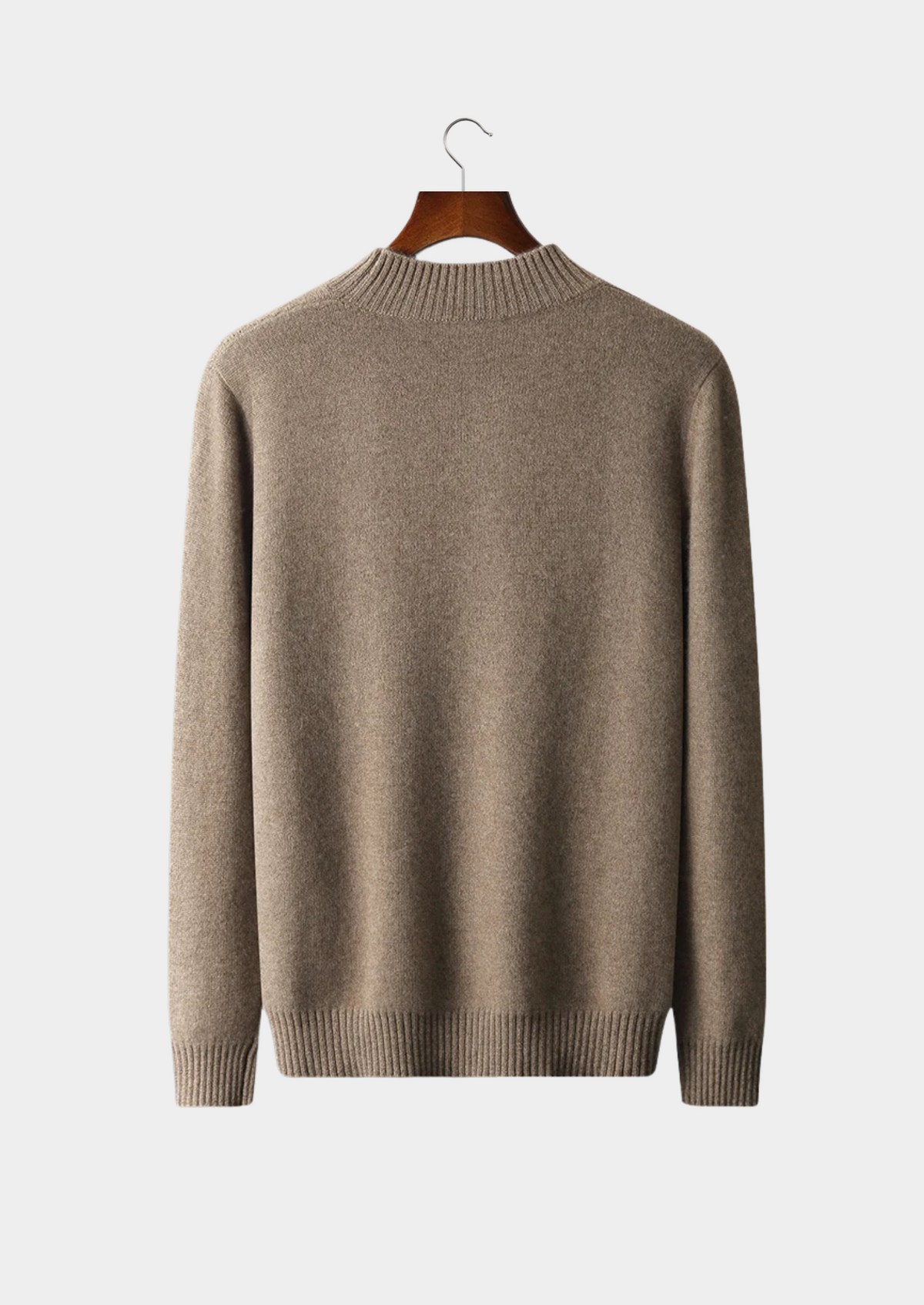 Pure Extra-Fine Merino Wool Jacquard Mockneck - photo 8