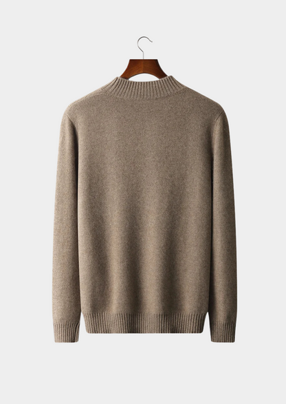 Pure Extra-Fine Merino Wool Jacquard Mockneck - photo 8