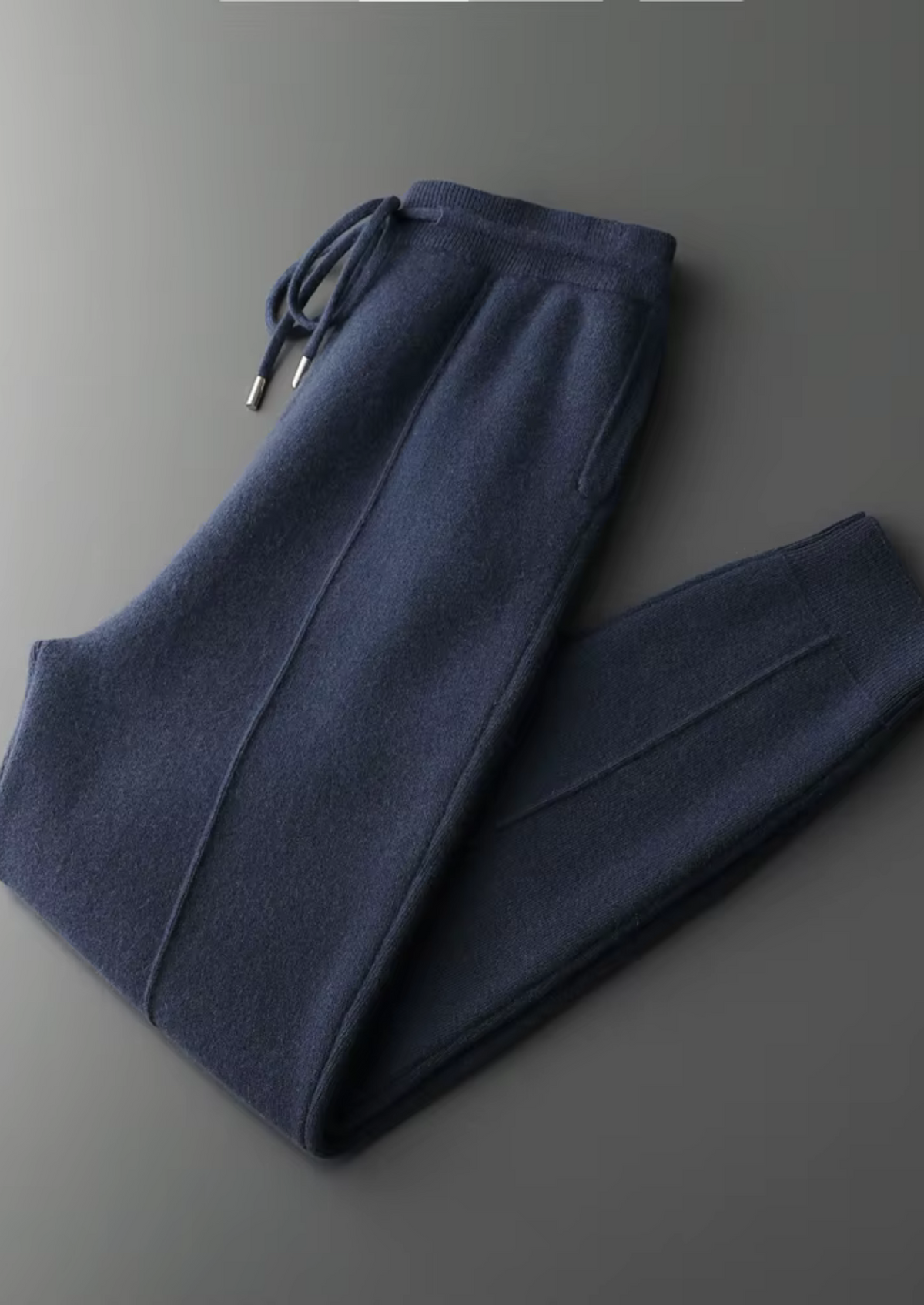 Merino Wool Leisure Joggers, Dark Blue - photo 18