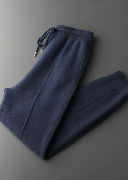 Merino Wool Leisure Joggers, Dark Blue - photo 18