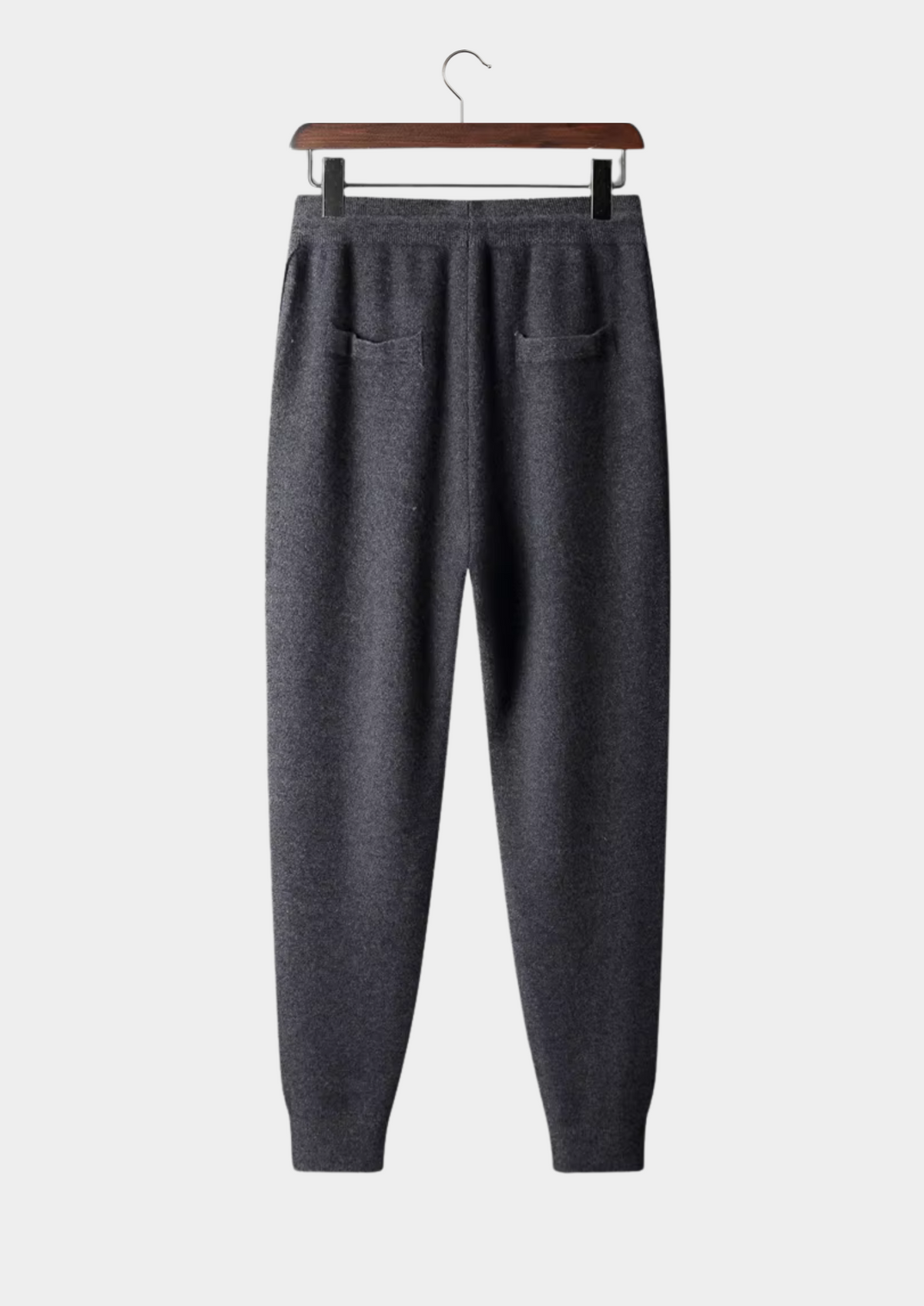 Merino Wool Leisure Joggers, Dark Blue - photo 2