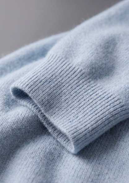 Pure Extra-Fine Merino Wool Light Blue Luzzo Set - photo 4