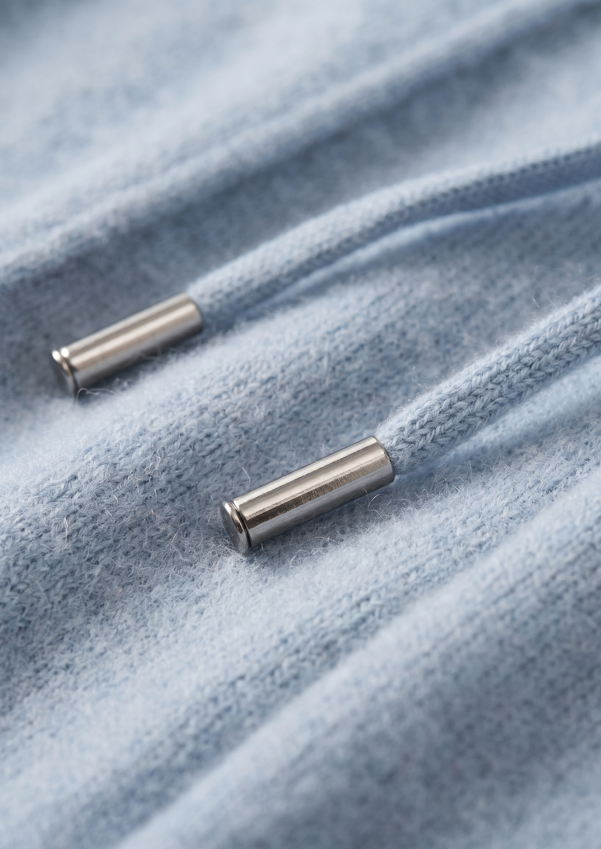 Pure Extra-Fine Merino Wool Light Blue Luzzo Set - photo 5