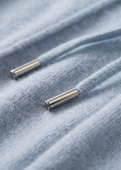Pure Extra-Fine Merino Wool Light Blue Luzzo Set - photo 5