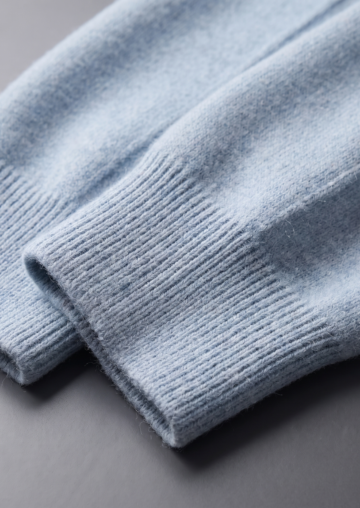 Pure Extra-Fine Merino Wool Light Blue Luzzo Set - photo 7