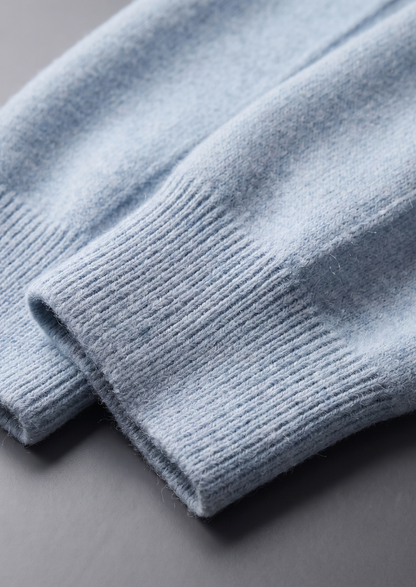 Pure Extra-Fine Merino Wool Light Blue Luzzo Set - photo 7