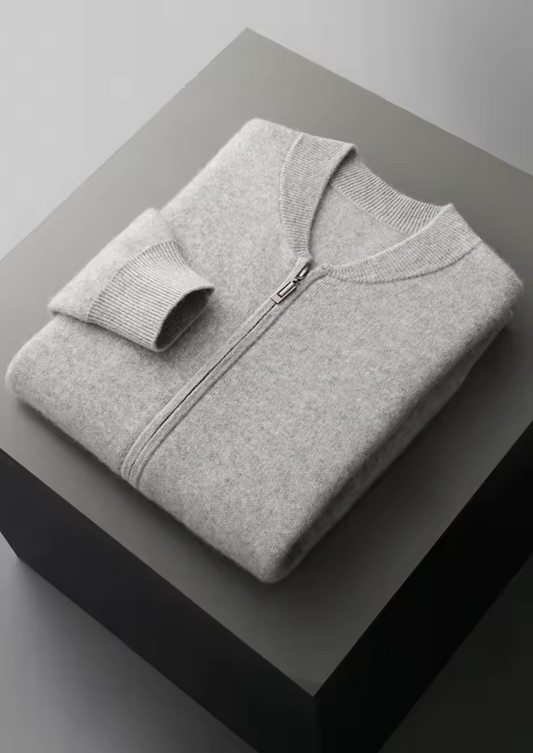 Pure Extra-Fine Merino Wool Light Gray Falconi Set - photo 2