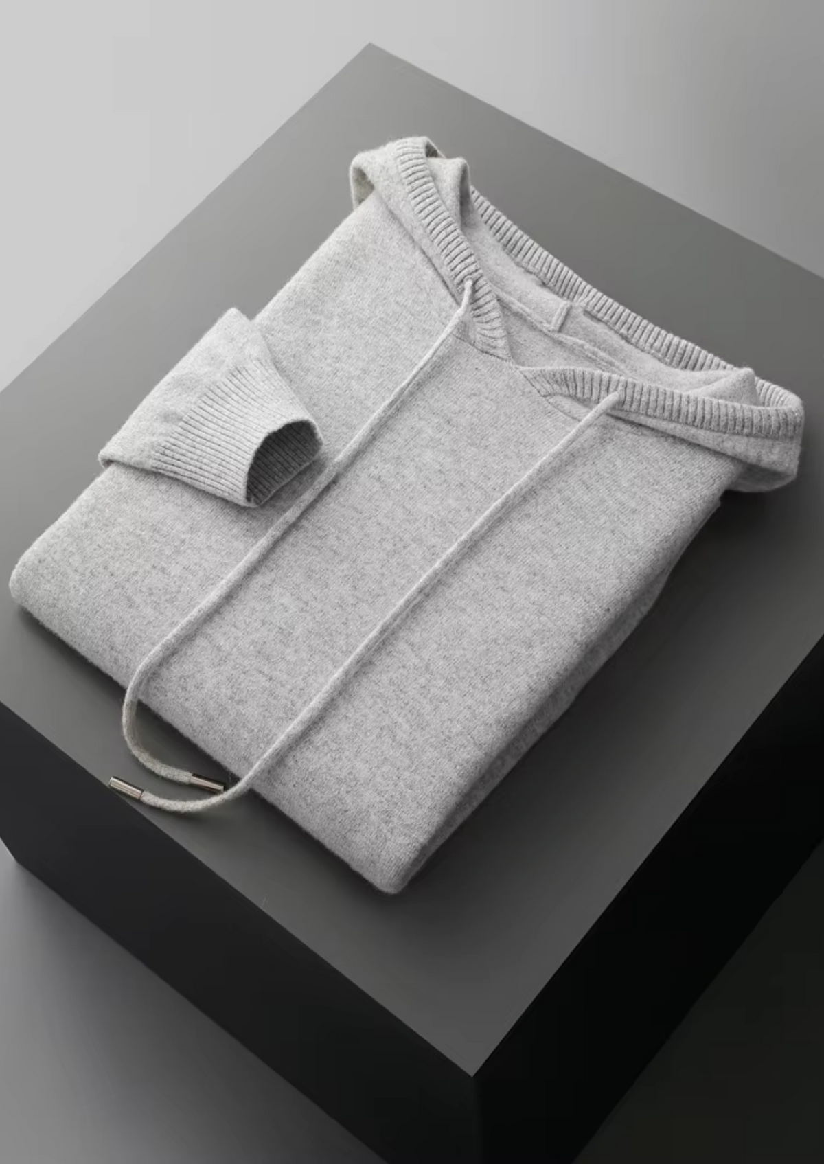 Pure Extra-Fine Merino Wool Light Gray Savro Set - photo 3
