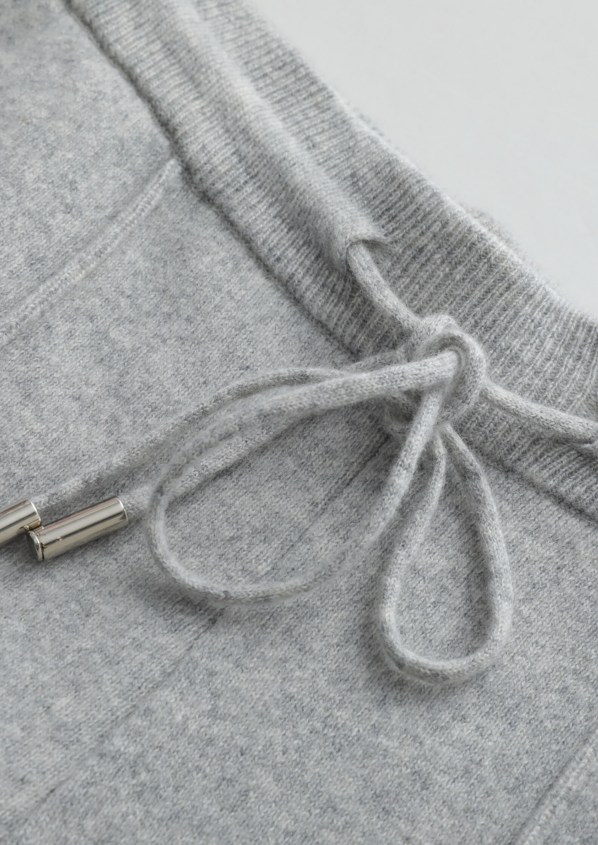 Pure Extra-Fine Merino Wool Light Gray Luzzo Set - photo 4