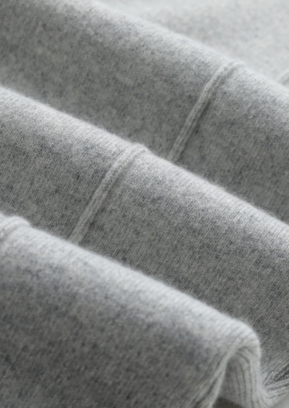 Pure Extra-Fine Merino Wool Light Gray Luzzo Set - photo 5